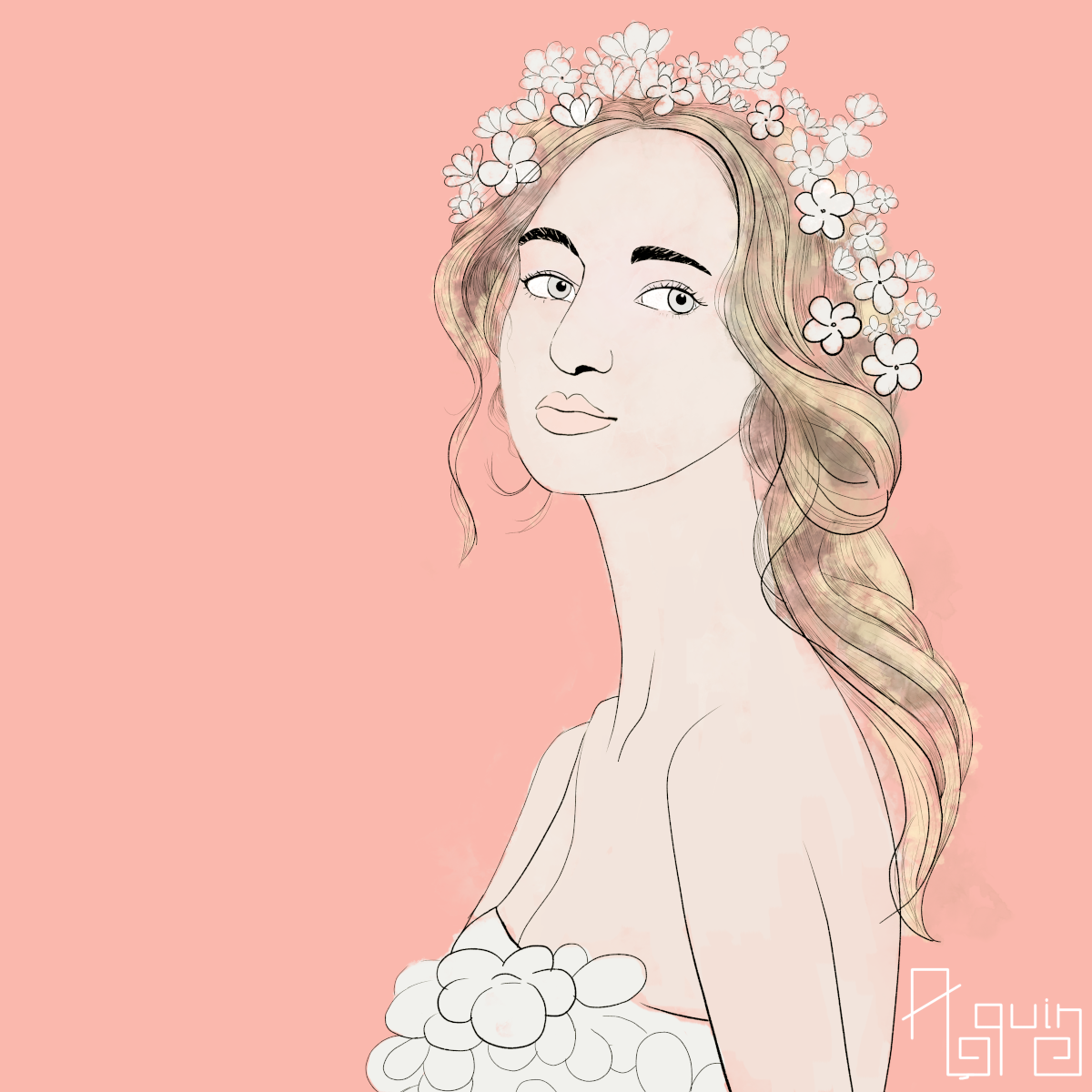 Coroa de Porcelana - Na pele, florescem as promessas que o tempo esqueceu de colher